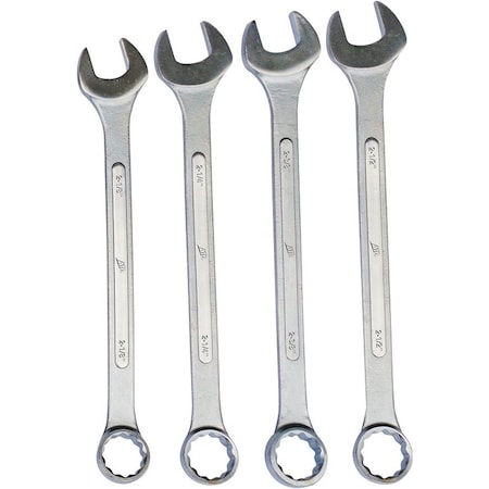 Atd Tools ATD 4-Piece 12 Point SAE Jumbo Raised Panel Combination Wrench Set 1005
